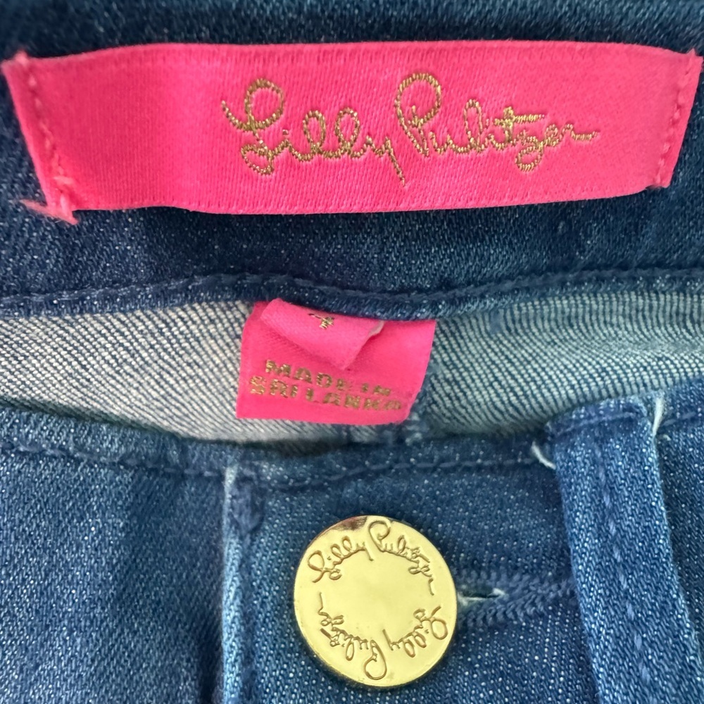 Lilly Pulitzer South Ocean Braided Side Jeans - Picture 3 of 12